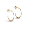 ENAMEL Copenhagen Øreringe, Lola Large Earrings Rainbow
