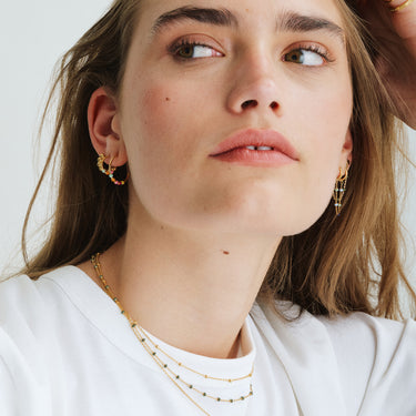 ENAMEL Copenhagen Øreringe, Lola Small Earrings Rainbow