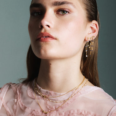 ENAMEL Copenhagen Øreringe, Lola Star Earrings Navy Blue