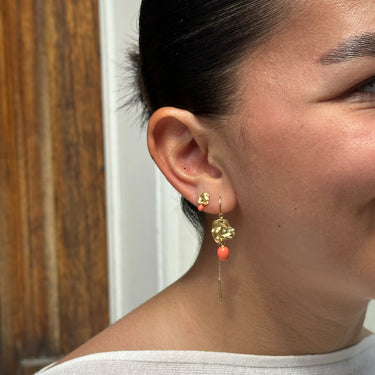 ENAMEL Copenhagen Øreringe, Mio Earrings Light Coral