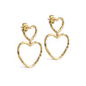 ENAMEL Copenhagen Øreringe, Organic Lovelink Earrings Gold Plated