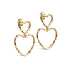 ENAMEL Copenhagen Øreringe, Organic Lovelink Earrings Gold Plated