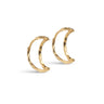 ENAMEL Copenhagen Øreringe, Organic Moon Medium Earrings Gold Plated