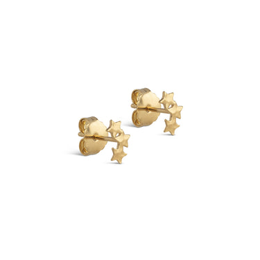 ENAMEL Copenhagen Øreringe, Organic Star Earrings Gold Plated