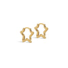 ENAMEL Copenhagen Øreringe, Organic Star Small Earrings Gold Plated