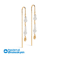 ENAMEL Copenhagen Øreringe, Sofia Earrings White and Pearls