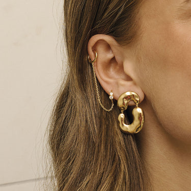 ENAMEL Copenhagen Øreringe, Viona Earrings 925S/GP