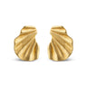 ENAMEL Copenhagen Øreringe, Wave Earrings Gold Plated