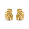 ENAMEL Copenhagen Øreringe, Wave Earrings Gold Plated