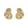 ENAMEL Copenhagen Øreringe, Wave CZ Earrings Clear CZ