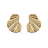 ENAMEL Copenhagen Øreringe, Wave CZ Earrings Clear CZ