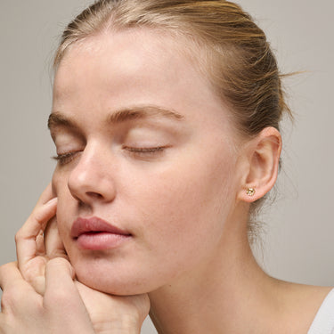 ENAMEL Copenhagen Ørestikker, Small Sunshine Earrings 925S/GP