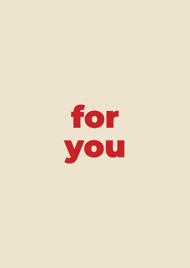 ENAMEL Copenhagen Postcard A6 Complimentary POS Display FOR YOU