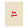 ENAMEL Copenhagen Postcard A6 Complimentary POS Display FOR YOU