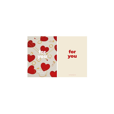 ENAMEL Copenhagen Postcard A6 Complimentary POS Display VALENTINE