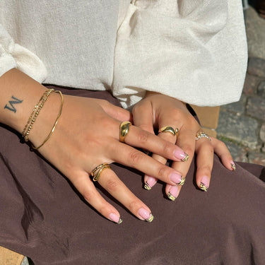 ENAMEL Copenhagen Ring, Agnete Small Rings 925S/GP