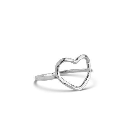 ENAMEL Copenhagen Ring, Organic Heart Rings 925S/M