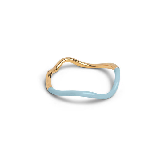 ENAMEL Copenhagen Ring, Sway Rings Icy blue