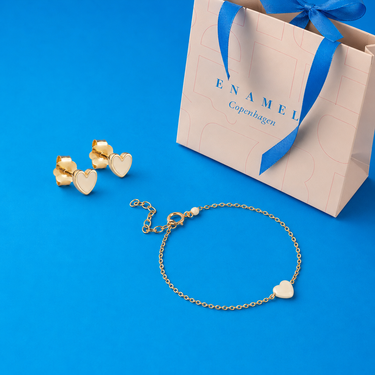 Amore Simple Daisy Student Gavesæt Guld