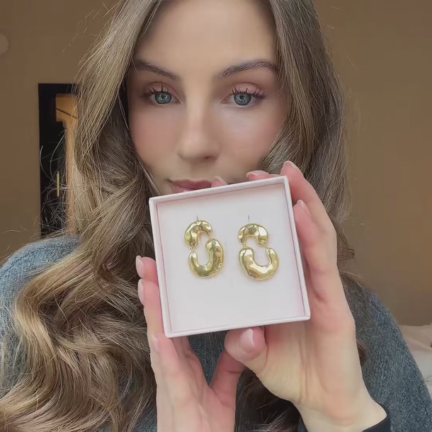 ENAMEL Copenhagen Øreringe, Viona Earrings 925S/GP