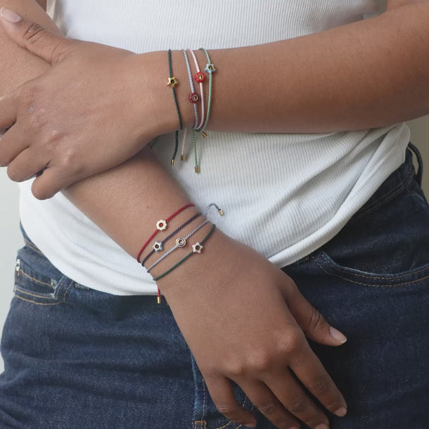 ENAMEL Copenhagen Armbånd, Enamel Tokens Bracelets Light Pink/Red