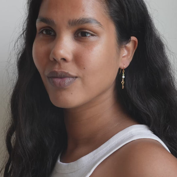 ENAMEL Copenhagen Øreringe, Organic Heart Earrings Meadow