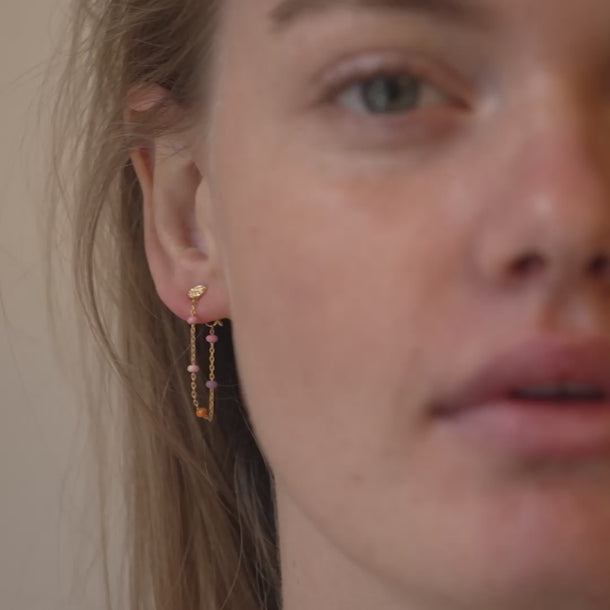 ENAMEL Copenhagen Øreringe, Lola Earrings Blush