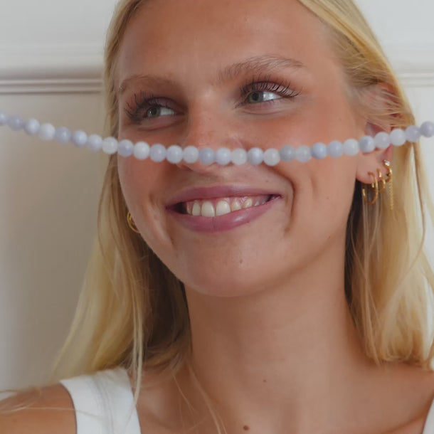 ENAMEL Copenhagen Halskæde, Ciel Necklaces Steel Blue