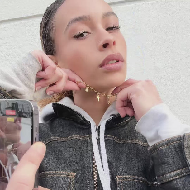 ENAMEL Copenhagen Charm, Feminine Power Charms 925S/GP