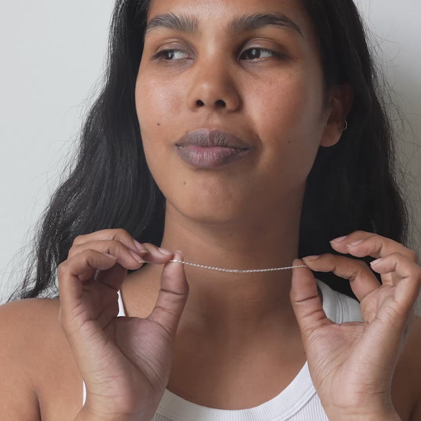 ENAMEL Copenhagen Halskæde, Organic Star Necklaces Silver Plated