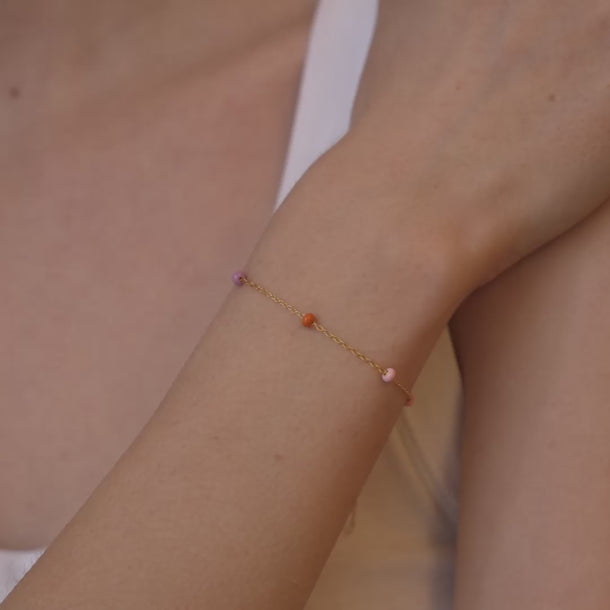 ENAMEL Copenhagen Armbånd, Lola Bold Bracelets Blush
