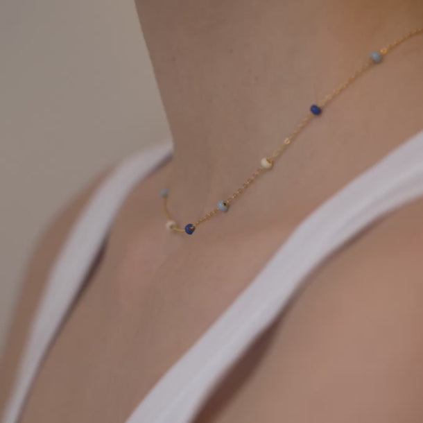 ENAMEL Copenhagen Halskæde, Lola Bold Necklaces Marine