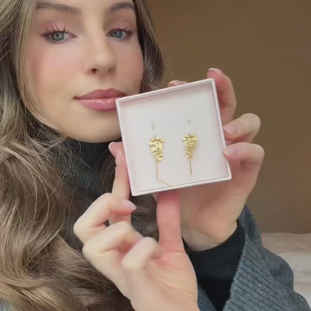 ENAMEL Copenhagen Øreringe, Kim Earrings 925S/GP/M