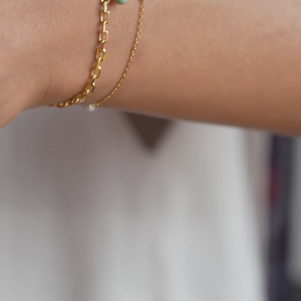 ENAMEL Copenhagen Armbånd, Lola Simple Bracelets Citrus Sky