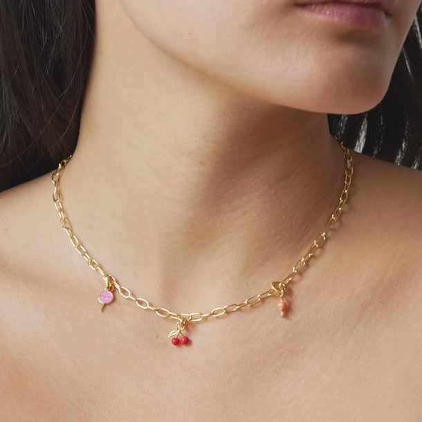 ENAMEL Copenhagen Charm, Cute Candy Charms Light Coral