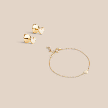 Amore Simple Daisy Student Gavesæt Guld
