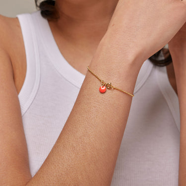 ENAMEL Copenhagen Armbånd, Ball Chain Bracelets Coral