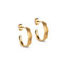 ENAMEL Copenhagen Hoops, Ane Small Earrings 925S/GP/M